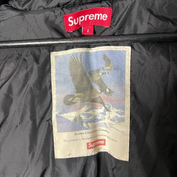 Supreme Goose Down Jacket Mens Large - Picture 7 of 8